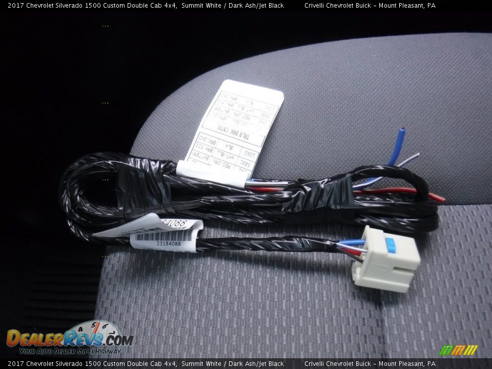 2017 Chevrolet Silverado 1500 Custom Double Cab 4x4 Summit White / Dark Ash/Jet Black Photo #27