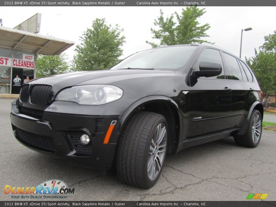 2013 BMW X5 xDrive 35i Sport Activity Black Sapphire Metallic / Oyster Photo #6