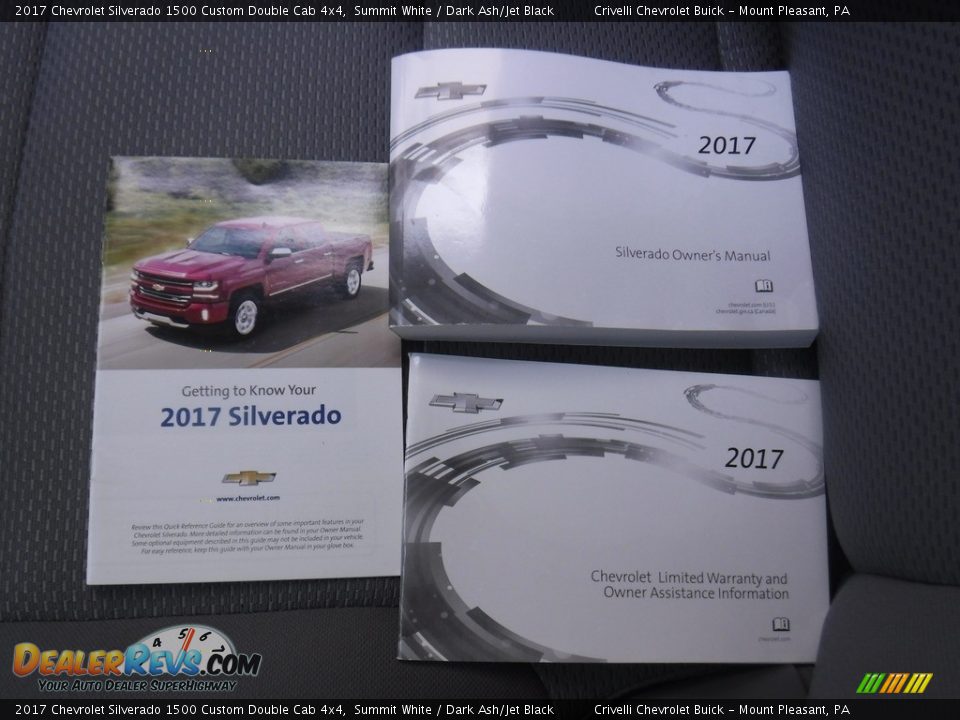 2017 Chevrolet Silverado 1500 Custom Double Cab 4x4 Summit White / Dark Ash/Jet Black Photo #28