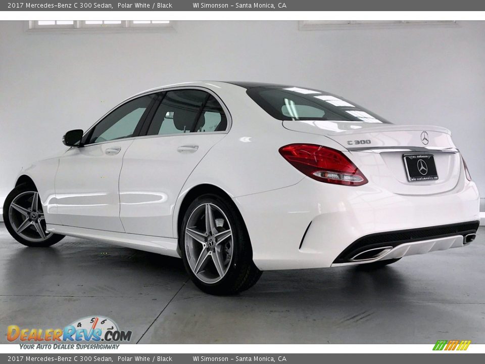 2017 Mercedes-Benz C 300 Sedan Polar White / Black Photo #10