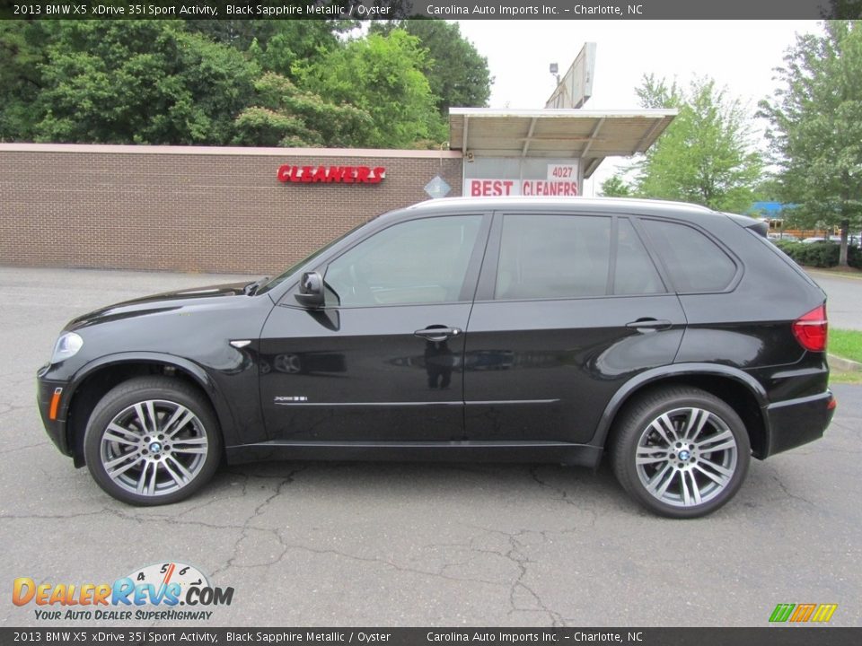 2013 BMW X5 xDrive 35i Sport Activity Black Sapphire Metallic / Oyster Photo #7