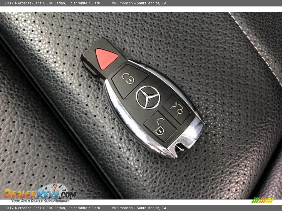 2017 Mercedes-Benz C 300 Sedan Polar White / Black Photo #11