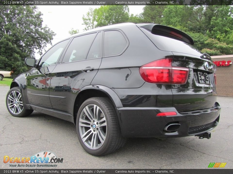 2013 BMW X5 xDrive 35i Sport Activity Black Sapphire Metallic / Oyster Photo #8