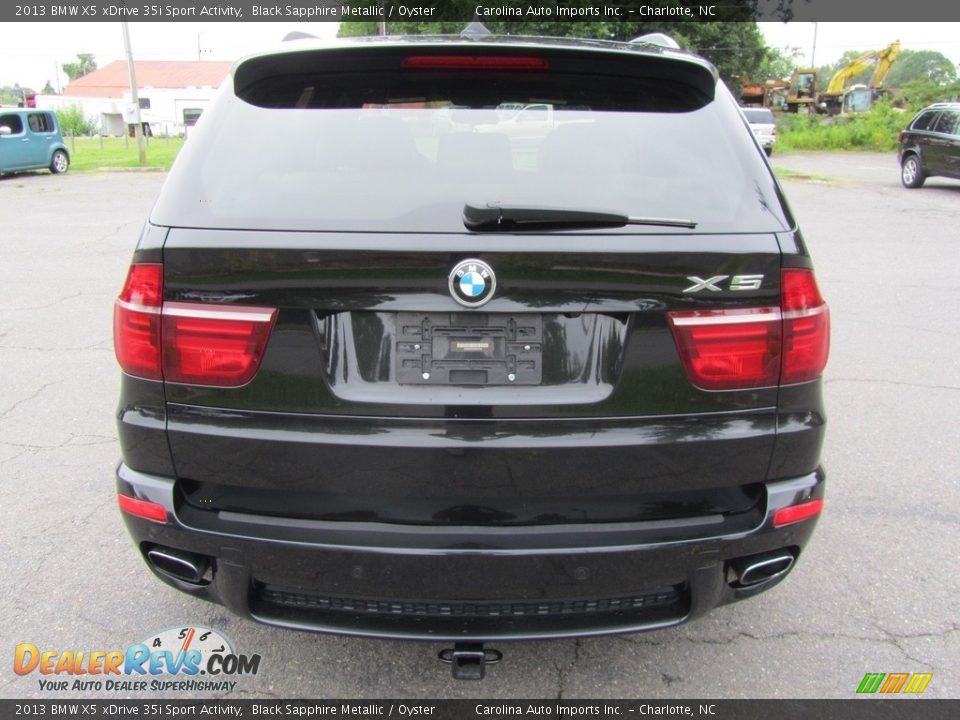 2013 BMW X5 xDrive 35i Sport Activity Black Sapphire Metallic / Oyster Photo #9