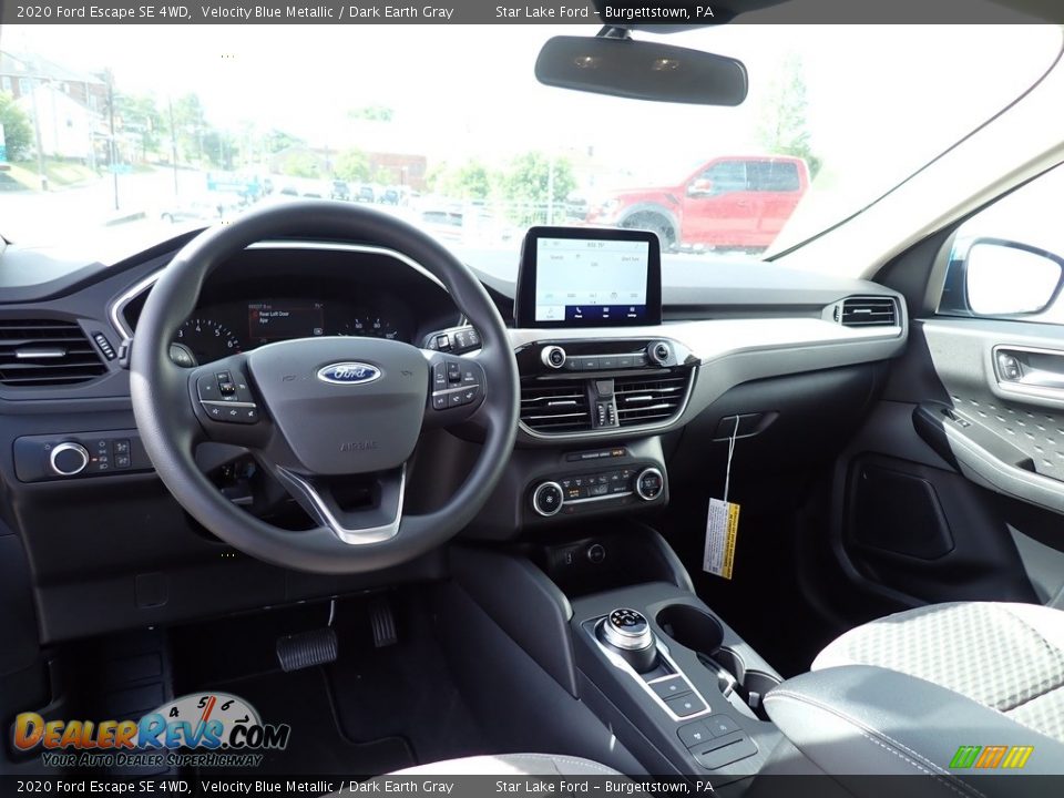 2020 Ford Escape SE 4WD Velocity Blue Metallic / Dark Earth Gray Photo #12