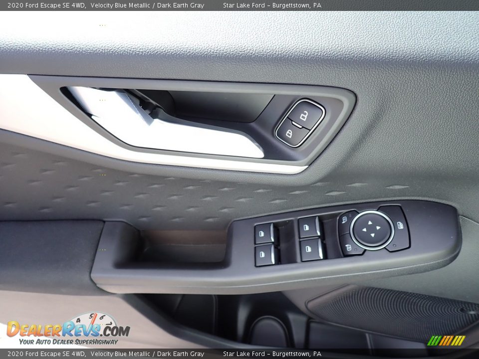 2020 Ford Escape SE 4WD Velocity Blue Metallic / Dark Earth Gray Photo #13