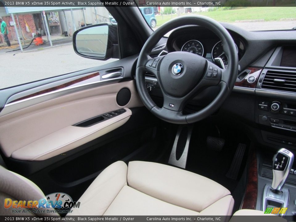 2013 BMW X5 xDrive 35i Sport Activity Black Sapphire Metallic / Oyster Photo #12