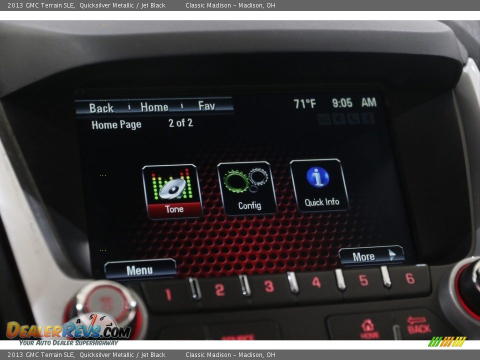 2013 GMC Terrain SLE Quicksilver Metallic / Jet Black Photo #13