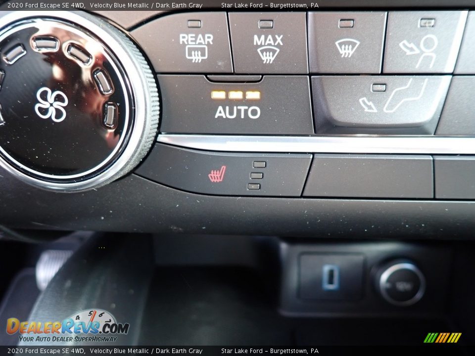 2020 Ford Escape SE 4WD Velocity Blue Metallic / Dark Earth Gray Photo #17