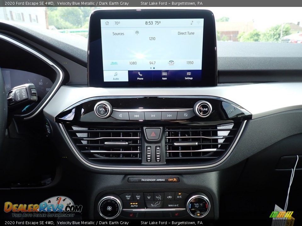 2020 Ford Escape SE 4WD Velocity Blue Metallic / Dark Earth Gray Photo #19