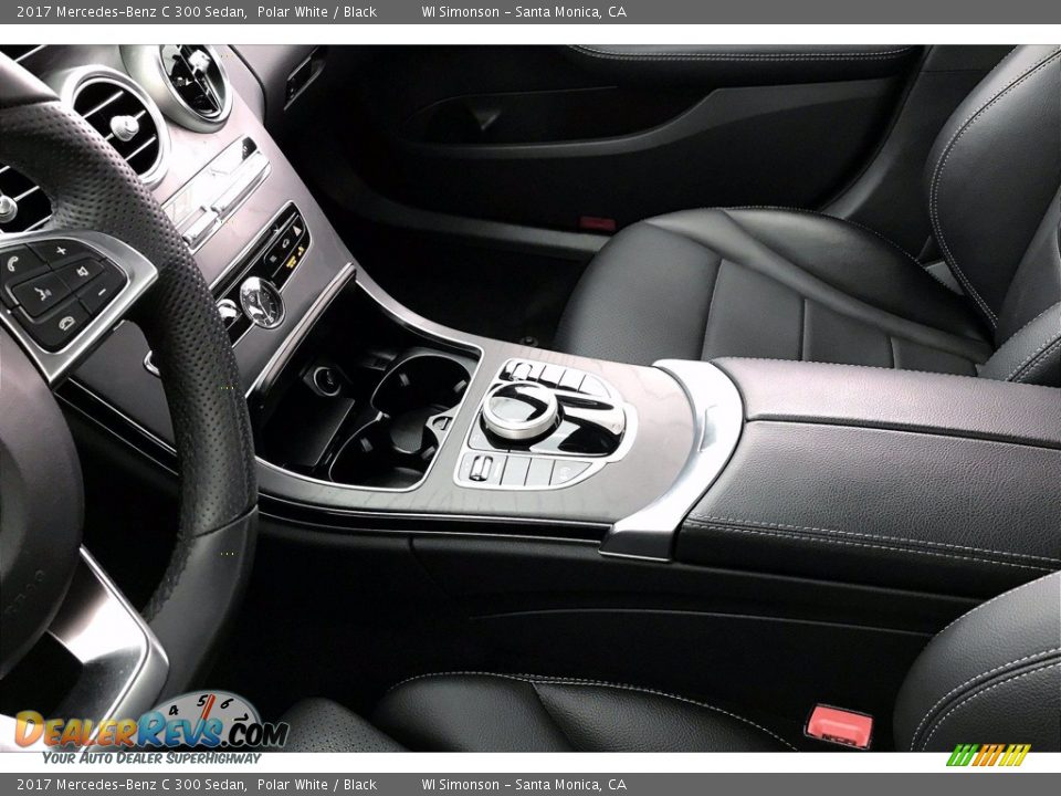2017 Mercedes-Benz C 300 Sedan Polar White / Black Photo #23