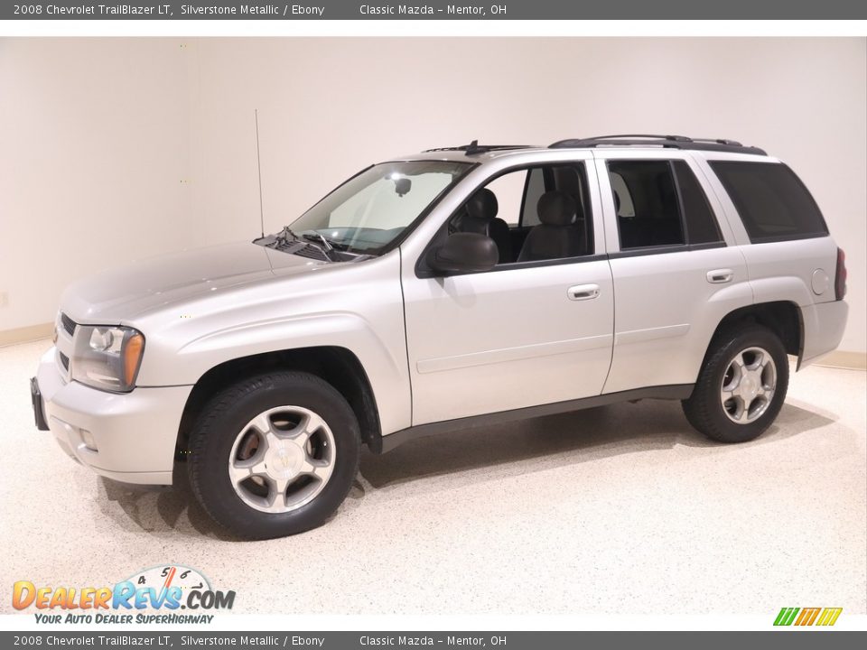 2008 Chevrolet TrailBlazer LT Silverstone Metallic / Ebony Photo #3