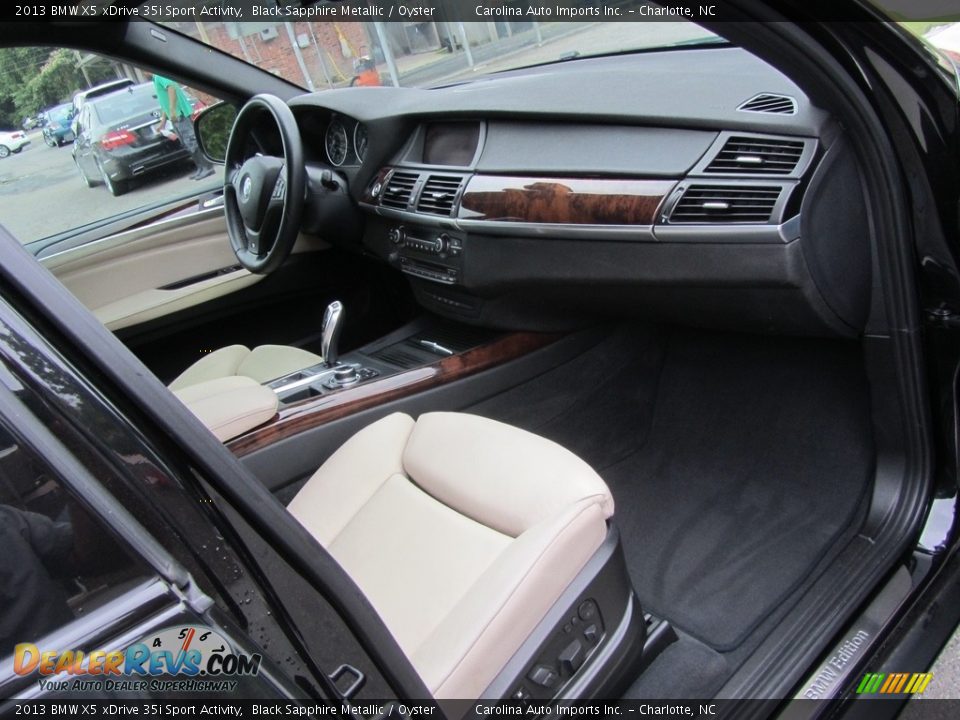 2013 BMW X5 xDrive 35i Sport Activity Black Sapphire Metallic / Oyster Photo #22