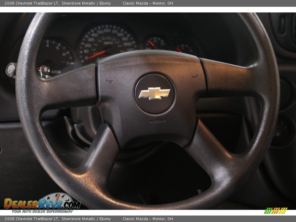 2008 Chevrolet TrailBlazer LT Silverstone Metallic / Ebony Photo #7
