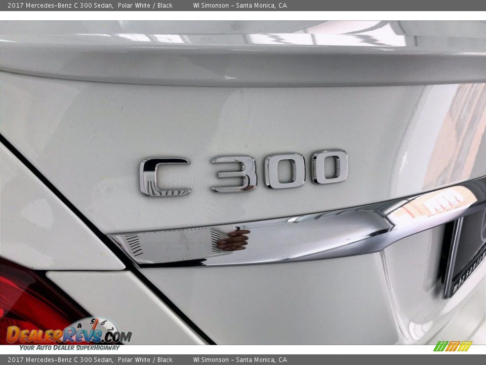 2017 Mercedes-Benz C 300 Sedan Polar White / Black Photo #27
