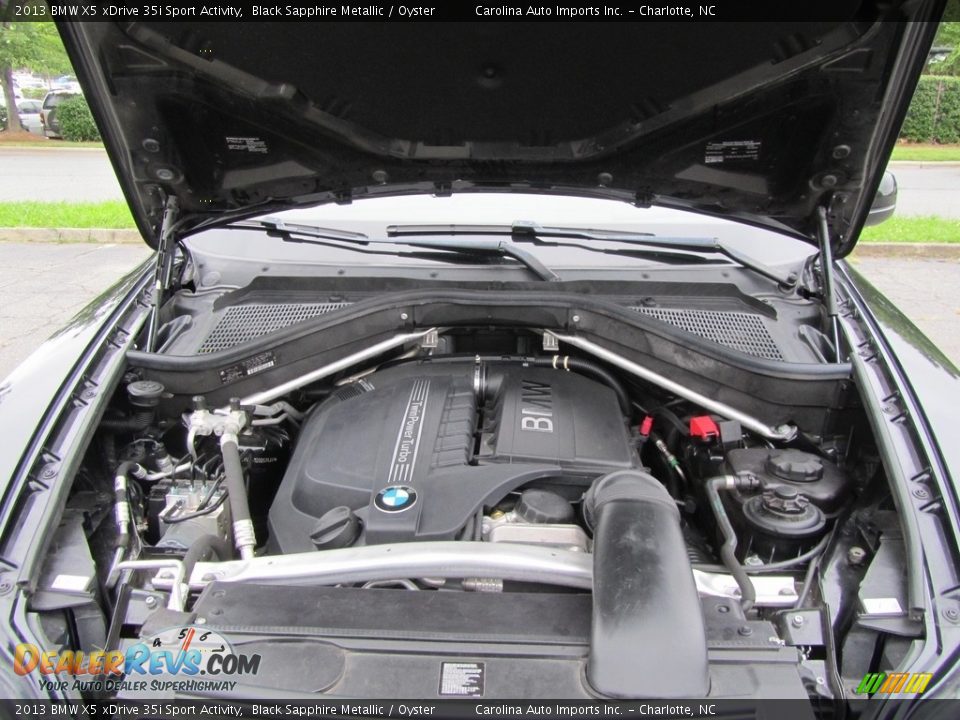 2013 BMW X5 xDrive 35i Sport Activity Black Sapphire Metallic / Oyster Photo #26