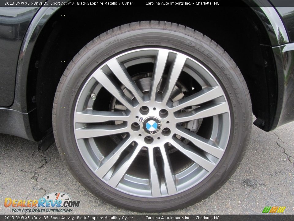 2013 BMW X5 xDrive 35i Sport Activity Black Sapphire Metallic / Oyster Photo #27
