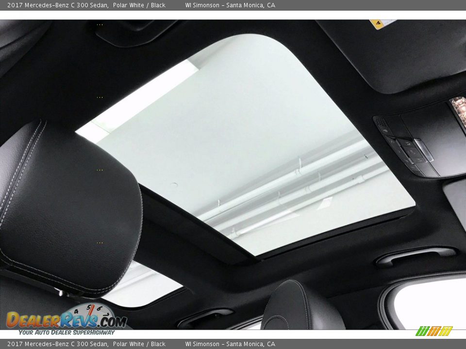2017 Mercedes-Benz C 300 Sedan Polar White / Black Photo #29