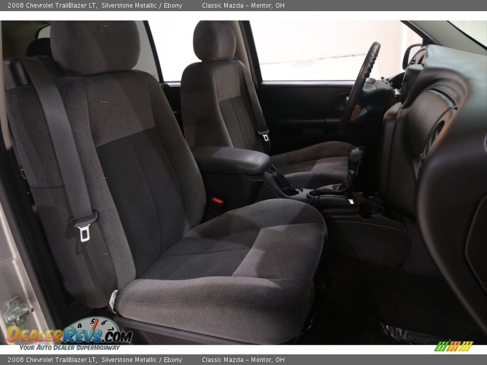 2008 Chevrolet TrailBlazer LT Silverstone Metallic / Ebony Photo #11