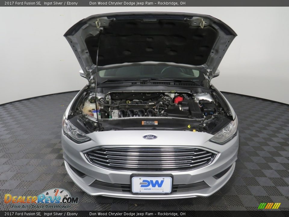 2017 Ford Fusion SE Ingot Silver / Ebony Photo #6