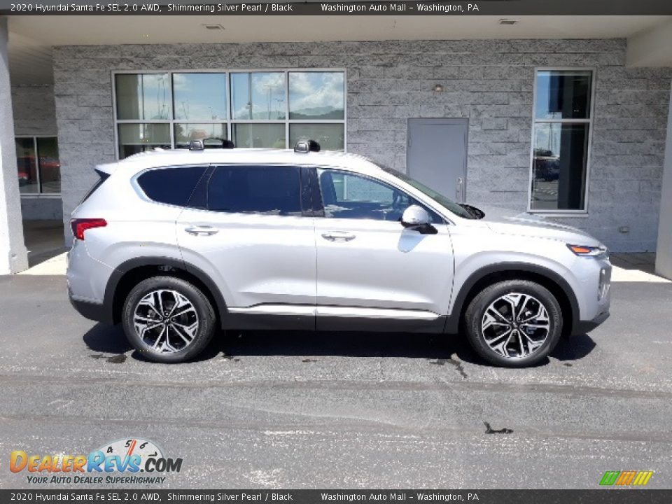 2020 Hyundai Santa Fe SEL 2.0 AWD Shimmering Silver Pearl / Black Photo #2