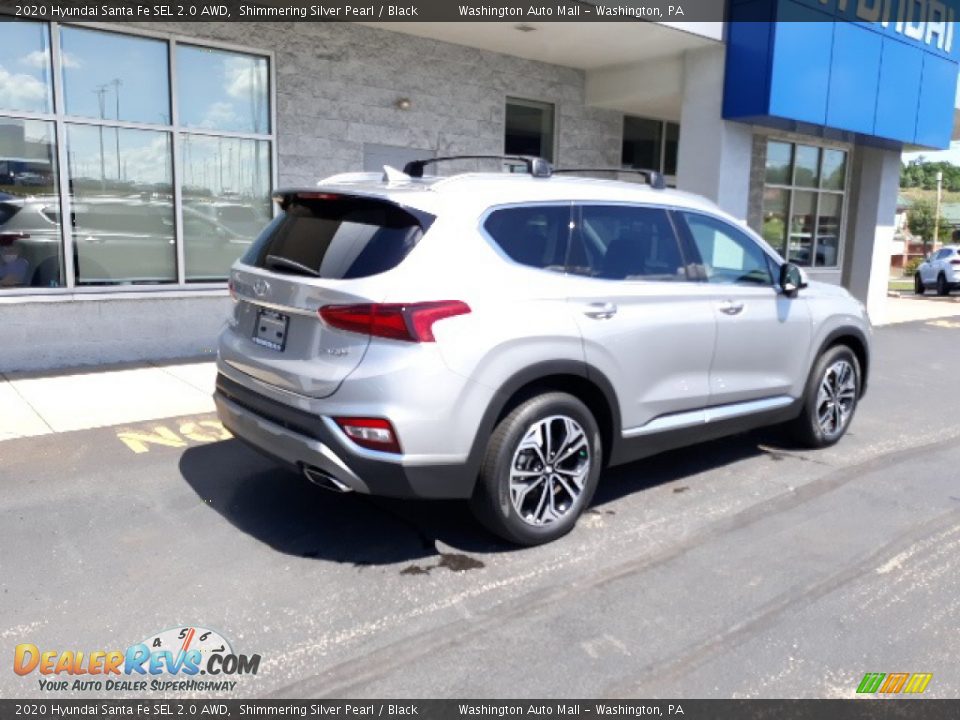 2020 Hyundai Santa Fe SEL 2.0 AWD Shimmering Silver Pearl / Black Photo #3