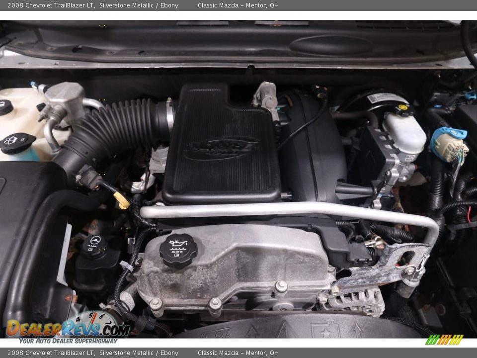 2008 Chevrolet TrailBlazer LT Silverstone Metallic / Ebony Photo #15