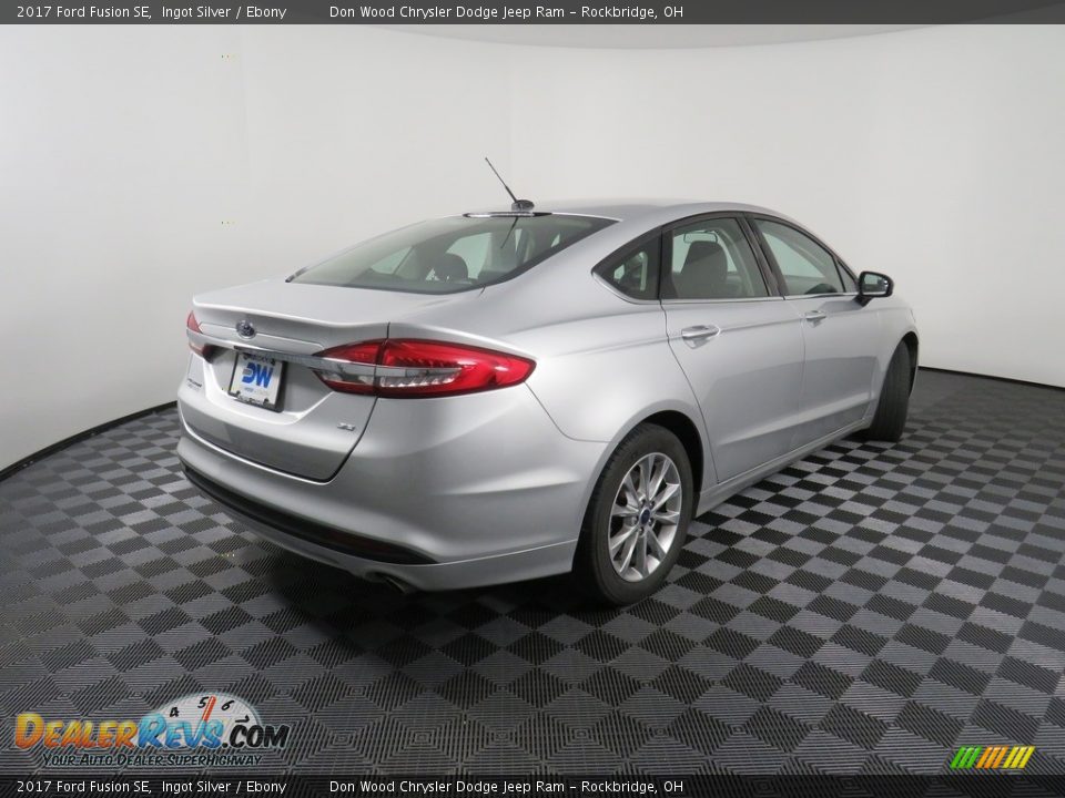 2017 Ford Fusion SE Ingot Silver / Ebony Photo #15