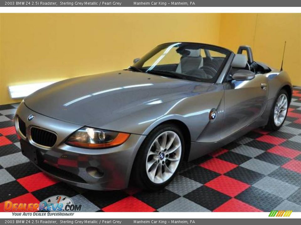 2003 BMW Z4 2.5i Roadster Sterling Grey Metallic / Pearl Grey Photo #1