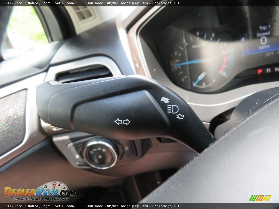 2017 Ford Fusion SE Ingot Silver / Ebony Photo #22