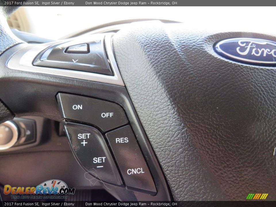 2017 Ford Fusion SE Ingot Silver / Ebony Photo #23