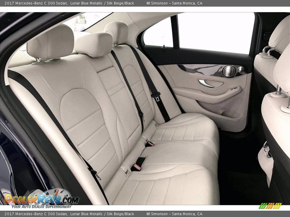 2017 Mercedes-Benz C 300 Sedan Lunar Blue Metallic / Silk Beige/Black Photo #13