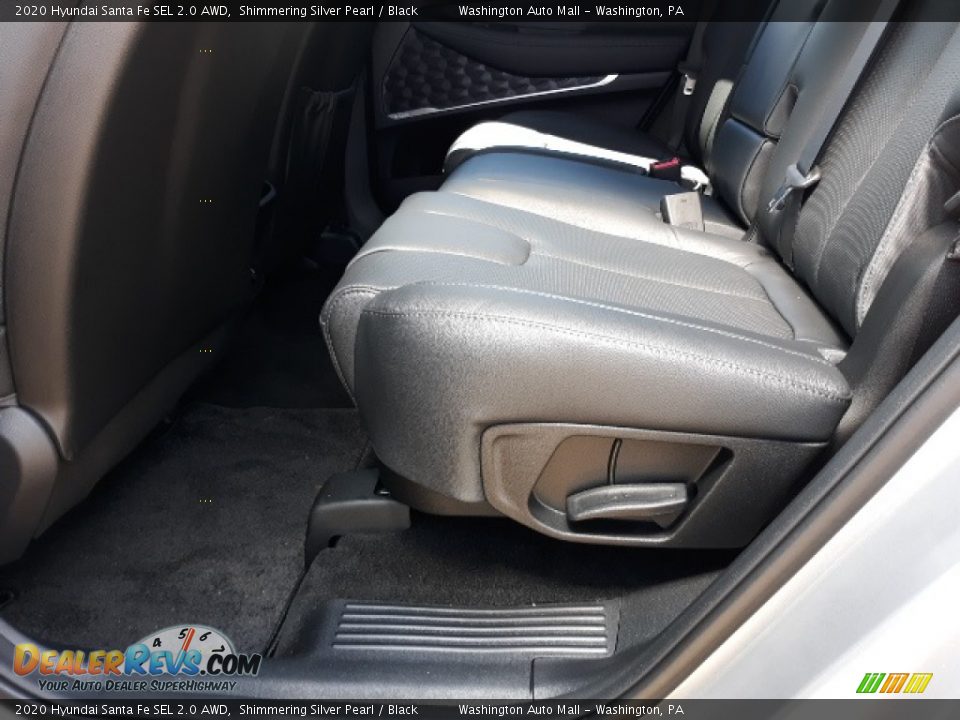 2020 Hyundai Santa Fe SEL 2.0 AWD Shimmering Silver Pearl / Black Photo #24