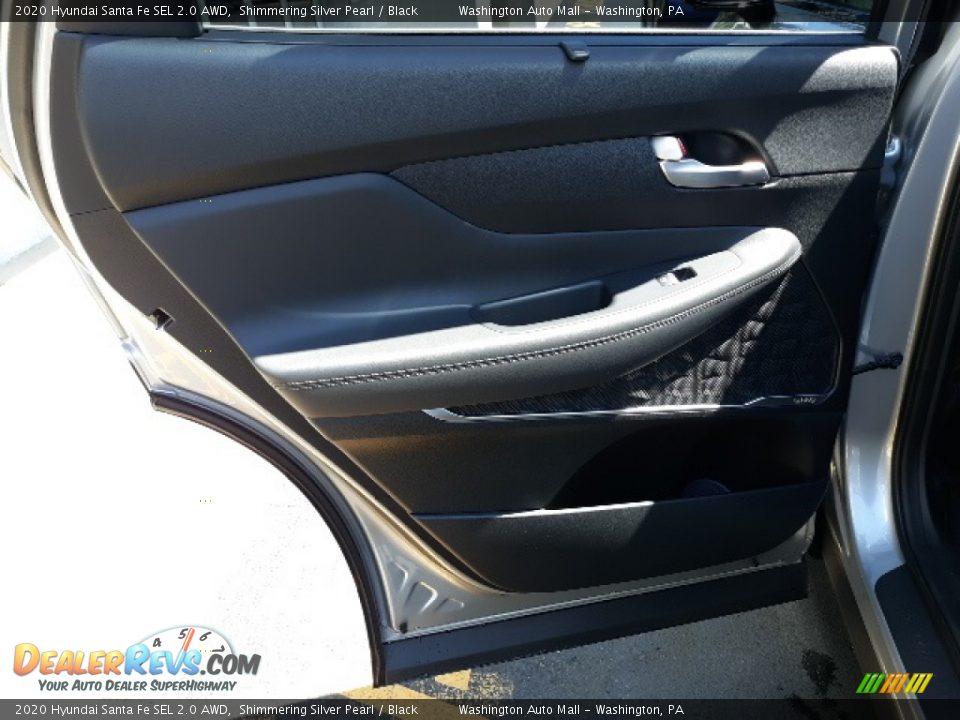 2020 Hyundai Santa Fe SEL 2.0 AWD Shimmering Silver Pearl / Black Photo #25