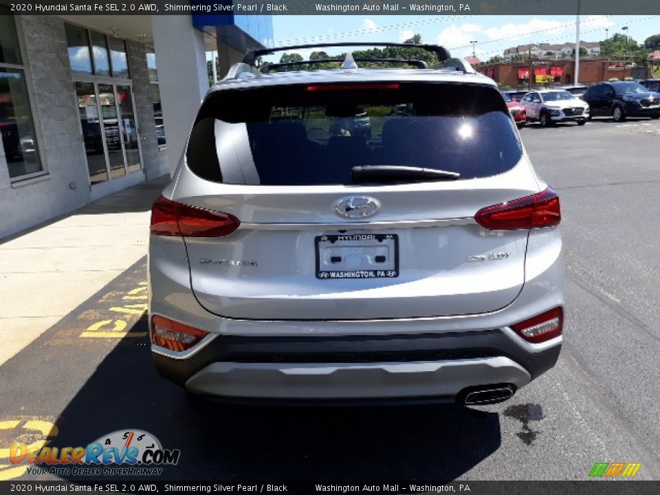 2020 Hyundai Santa Fe SEL 2.0 AWD Shimmering Silver Pearl / Black Photo #26