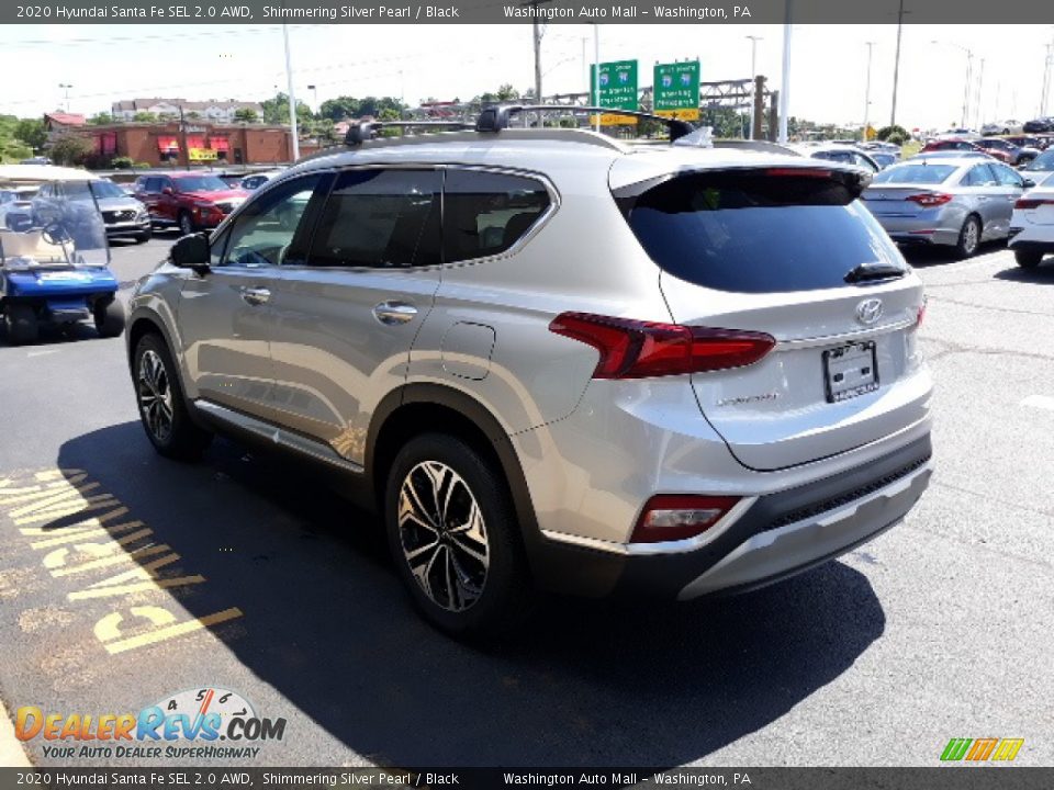 2020 Hyundai Santa Fe SEL 2.0 AWD Shimmering Silver Pearl / Black Photo #27