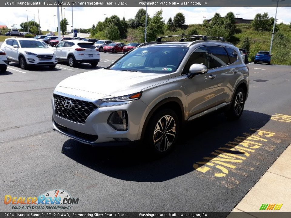 2020 Hyundai Santa Fe SEL 2.0 AWD Shimmering Silver Pearl / Black Photo #28