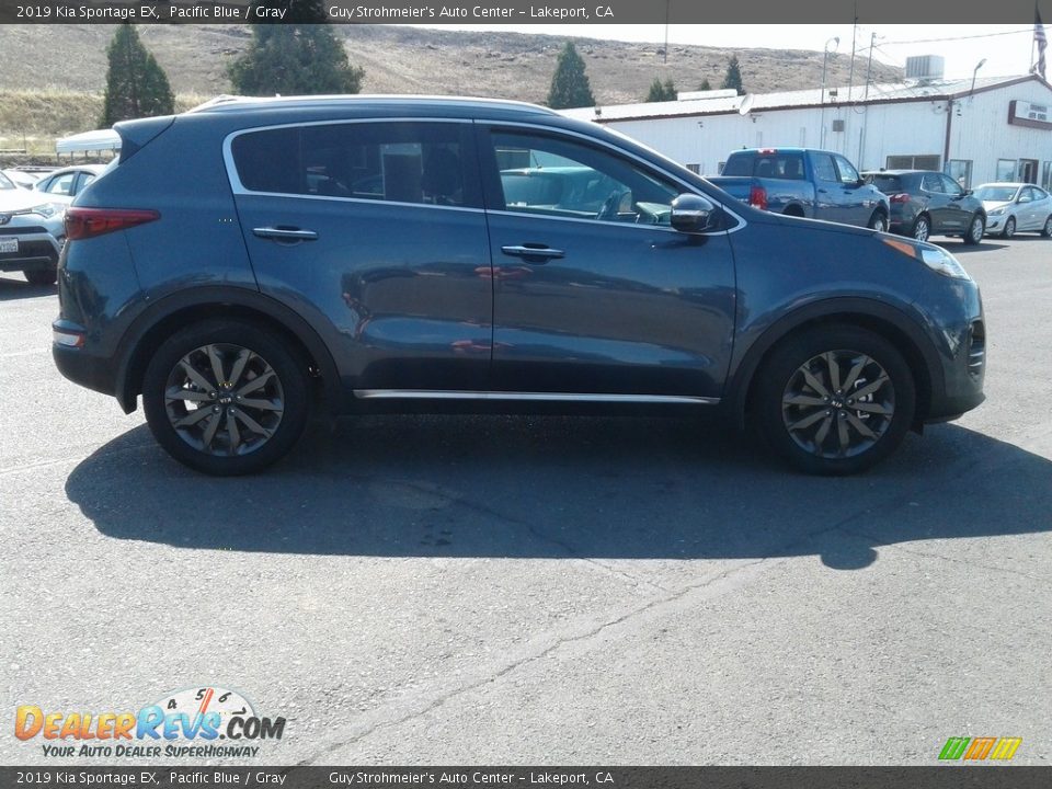 2019 Kia Sportage EX Pacific Blue / Gray Photo #5