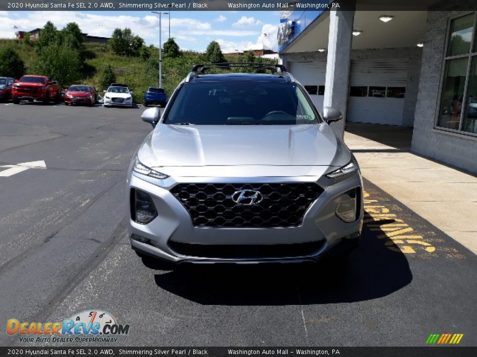 2020 Hyundai Santa Fe SEL 2.0 AWD Shimmering Silver Pearl / Black Photo #29