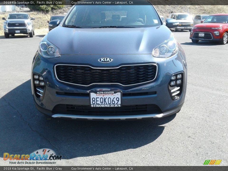 2019 Kia Sportage EX Pacific Blue / Gray Photo #6