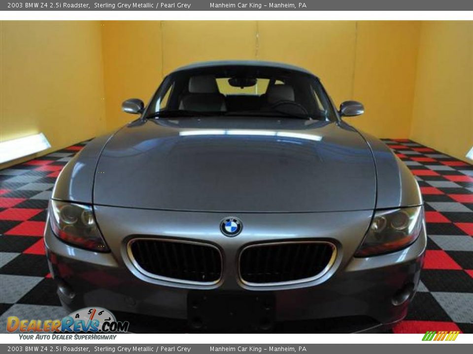 2003 BMW Z4 2.5i Roadster Sterling Grey Metallic / Pearl Grey Photo #2