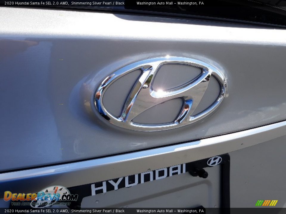 2020 Hyundai Santa Fe SEL 2.0 AWD Shimmering Silver Pearl / Black Photo #32