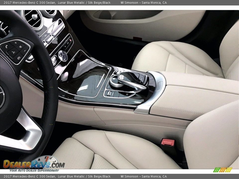 2017 Mercedes-Benz C 300 Sedan Lunar Blue Metallic / Silk Beige/Black Photo #23