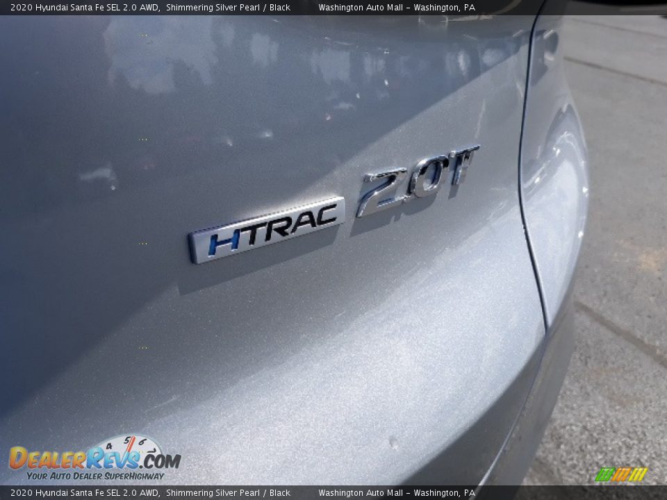 2020 Hyundai Santa Fe SEL 2.0 AWD Shimmering Silver Pearl / Black Photo #33