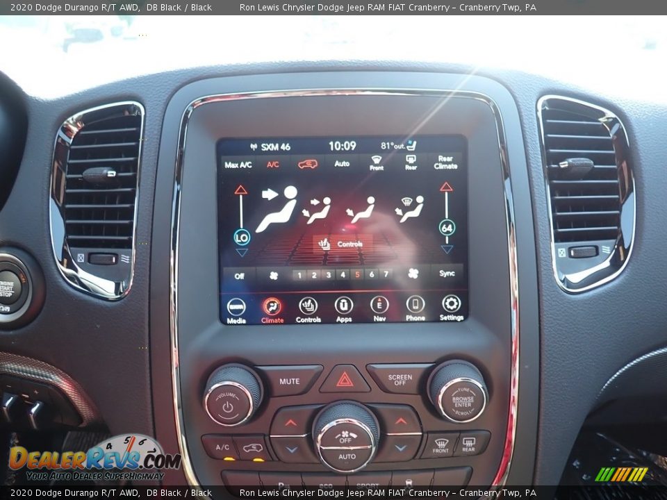 2020 Dodge Durango R/T AWD DB Black / Black Photo #16