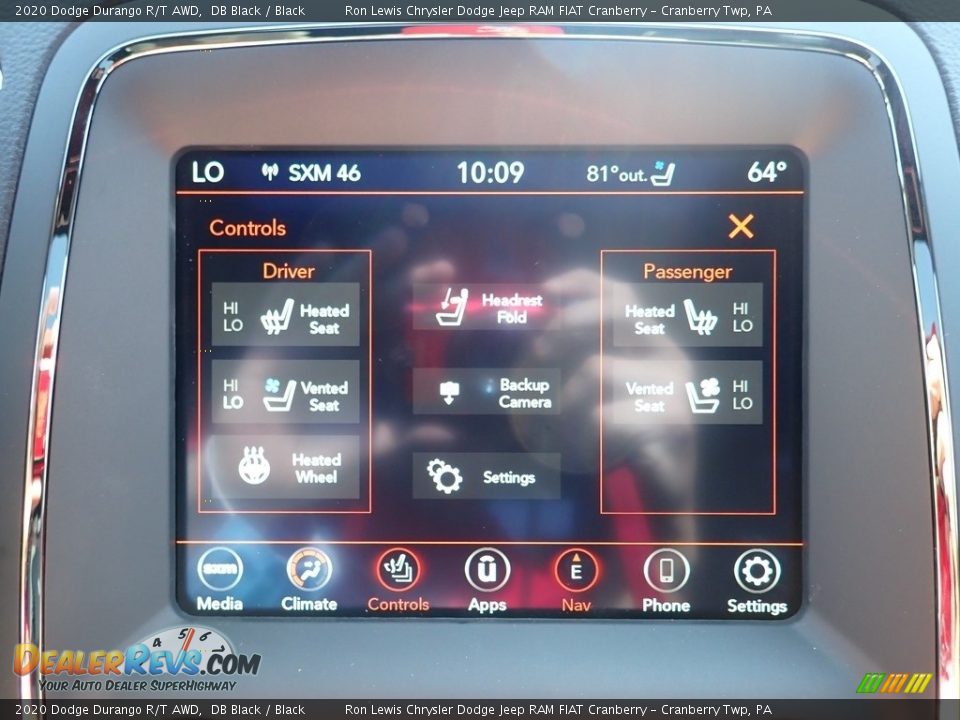 2020 Dodge Durango R/T AWD DB Black / Black Photo #19