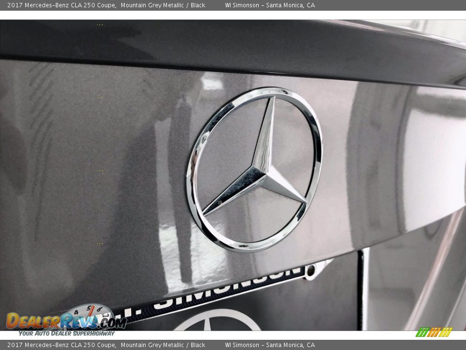 2017 Mercedes-Benz CLA 250 Coupe Mountain Grey Metallic / Black Photo #7