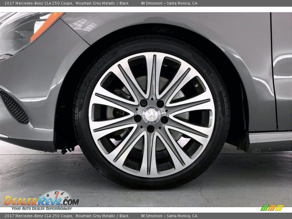2017 Mercedes-Benz CLA 250 Coupe Mountain Grey Metallic / Black Photo #8