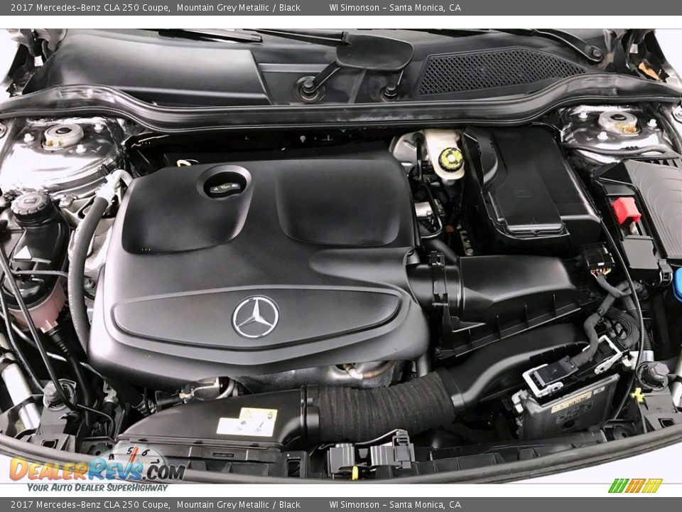 2017 Mercedes-Benz CLA 250 Coupe Mountain Grey Metallic / Black Photo #9