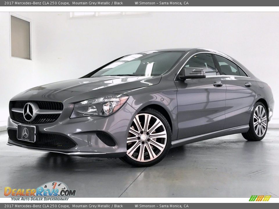 2017 Mercedes-Benz CLA 250 Coupe Mountain Grey Metallic / Black Photo #12
